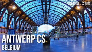 Antwerp Central Railway Station  🇧🇪 Belgium 4K HDR Walking Tour [upl. by Lanor]