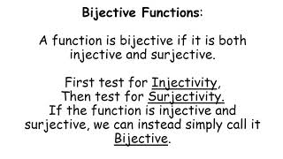 LCHL  Functions Revision  Injective Surjective and Bijective [upl. by Lebama802]