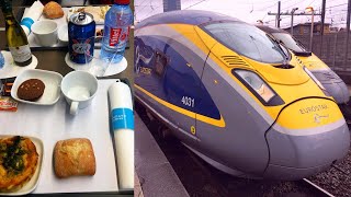 Berlin  London by HighSpeed Train in First Class Eurostar [upl. by Sherl]