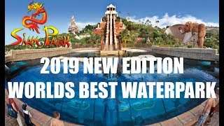 NEW 2019  SIAM WATERPARK TENERIFE  ALL SLIDES  FULL TOUR  HD [upl. by Nadiya]