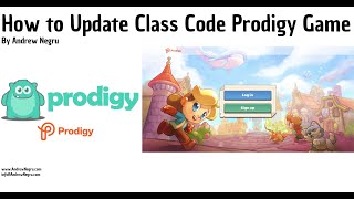 How to Update Class Code Prodigy Game [upl. by Eilatan]