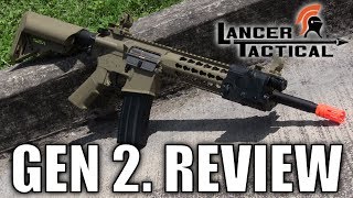 Lancer Tactical Gen 2 Keymod M4 Review LT19  Airsoft GI [upl. by Alisan]