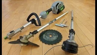 How to Attach Brush Cutter Blades to your EGO Trimmer [upl. by Glendon]