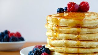 Fluffy Greek Yogurt Pancakes [upl. by Llerrem]