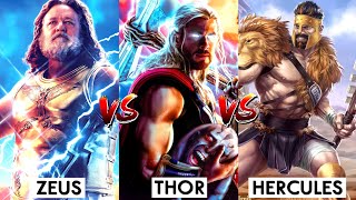 Thor Vs Zeus Vs Hercules  Fight Comparison  In Hindi  BNN Review [upl. by Oiluj]