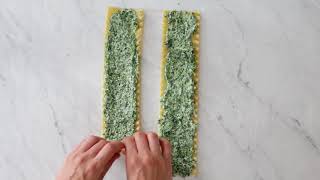 How To Make Spinach Lasagna Roll Ups [upl. by Chloe931]