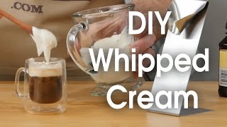 DIY whipped cream in 60 seconds [upl. by Olwena]