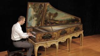 Harpsichord made by Henri Hemsch France Paris probably 1736 [upl. by Ladnyk468]