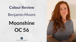 Paint Colour Review Benjamin Moore Moonshine OC 56 [upl. by Naedan]