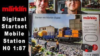 Digitaal starten met modeltreinen  Marklin Mobile Station [upl. by Nywnorb396]