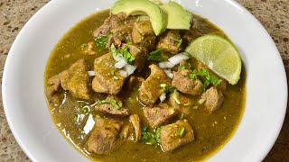 HOW TO MAKE CHILI VERDE PORK [upl. by Iahcedrom]