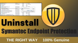 How To Uninstall Symantec Endpoint Protection [upl. by Salomon]