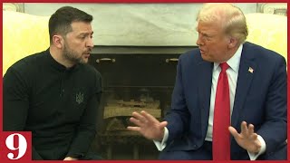 Trump And Zelensky Engage In A Heated White House Confrontation [upl. by Aneehta814]