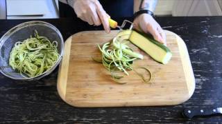 How To Make Zucchini Noodles [upl. by Henrion696]