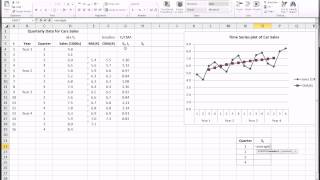 Excel  Time Series Forecasting  Part 2 of 3 [upl. by Froh]