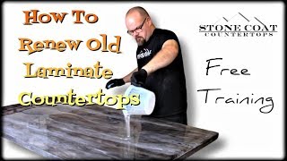 Renew Old Laminate Countertops [upl. by Nnyllaf686]