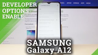 How to Enable Developer Mode in SAMSUNG Galaxy A12 – Unlock Developer Features [upl. by Nahtal]