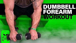 Intense 6 Minute Dumbbell Forearm Workout [upl. by Elohcim679]