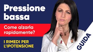 Pressione bassa rimedi per alzarla rapidamente [upl. by Winsor]