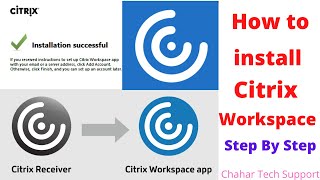 How to install Citrix workspace on windows 10  How to add account in citrix workspace app Citrix [upl. by Eldridge]