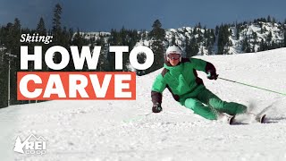 How to Carve Skis  Take Your Skiing to the Next Level  REI [upl. by Calandra]