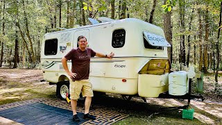 Escape 17 Walk Through Tour  Quality Small Fiberglass Camping Travel Trailer [upl. by Budwig459]