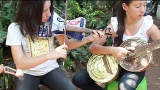 Paraguays landfill orchestra plays instruments made from recycled rubbish [upl. by Aryajay]