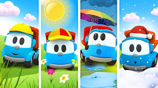 Sing with Leo the truck song for kids amp nursery rhymes Songs for kids amp Learn animals [upl. by Sacha]