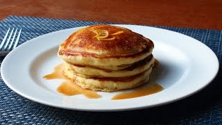 Lemon Ricotta Pancakes  Easy Lemon Pancakes Recipe [upl. by Eceerahs]