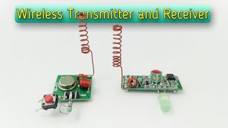 One Channel Transmitter and Receiver with 433Mhz RF module [upl. by Mayer850]