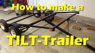 Making a DIY TILTTrailer Part 1 [upl. by Namsu386]