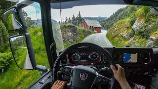 POV Driving Scania S520  Stadlandet [upl. by Ahsatniuq]