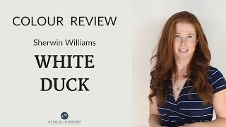 Colour Review Sherwin Williams White Duck SW 7010 [upl. by Naesyar]