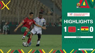 Morocco 🆚 Ghana Highlights  TotalEnergiesAFCON2021  Group C [upl. by Eninnej]