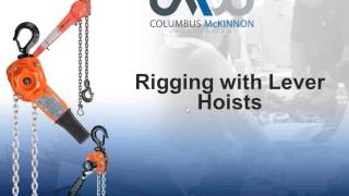 Safety Webinar Rigging with Lever Tools [upl. by Fadas904]