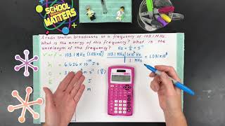 Calculate Energy and Wavelength from Frequency Electromagnetic Radiation Calculation [upl. by Hakim]