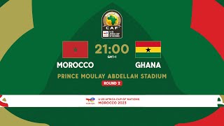 Morocco VS Ghana  TotalEnergies AFCONU23 2023  MD2 [upl. by Iahcedrom]