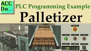 PLC Programming Example of a Palletizer [upl. by Stillas]