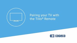 Pairing Your TV with the TiVo Remote [upl. by Kcoj]