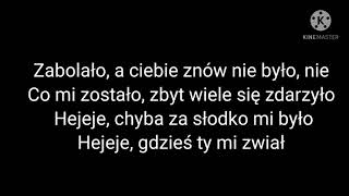 Sanah  quotCo ja robię tutajquot Tekst [upl. by Natsud]