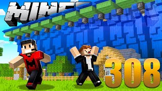 TSUNAMI AUTOMÁTICO  Minecraft Em busca da casa automática 308 [upl. by Luemas]