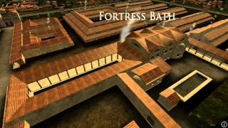 Animation of ancient Roman Fort in Caerleon Wales [upl. by Lela]