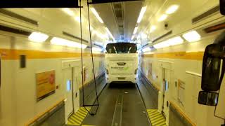 Going to London through Euro tunnel  Channel Tunnel Crossing via Calais by bus [upl. by Jordon]