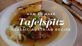 How To Make TAFELSPITZ The Classic Austrian Way [upl. by Iek]