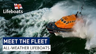 Meet the fleet RNLI allweather lifeboat compilation [upl. by Aleakcim]