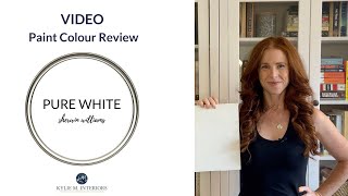 Paint Colour Review Sherwin Williams Pure White SW 7005 [upl. by Irolam611]