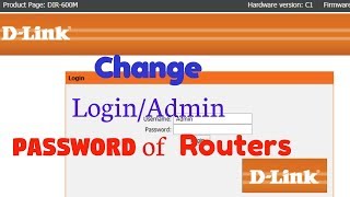 How to change admin password in dlink router 600m  BlueLightTECH [upl. by Katsuyama]