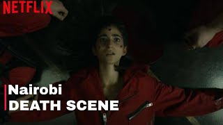 Money Heist Season 4  Nairobi Death Scene [upl. by Nitfa]