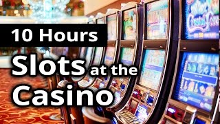 CASINO AMBIANCE Slots Poker amp Gambling in LAS VEGAS  10 HOURS  The Ultimate Ambiance [upl. by Amaerd]