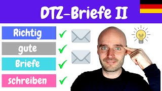 DTZ  Telc B1 Briefe schreiben  Bewerbung  A2 B1  Learn German  Deutsch lernen  Teil 2 [upl. by Ynnattirb]